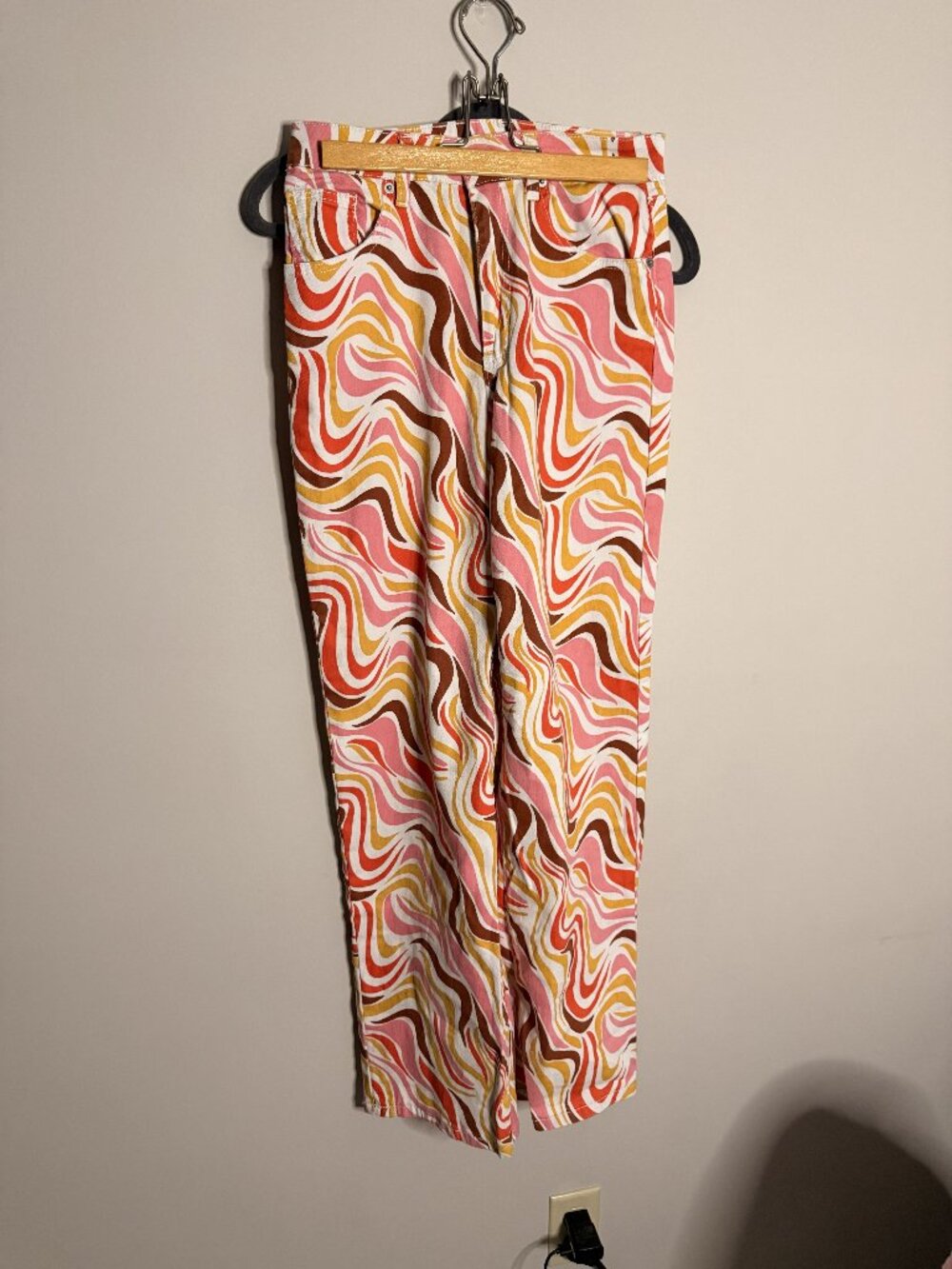Rue 21 Multicolor zebra pants size M